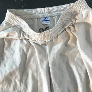 Starter Vintage All White Workout Trunks Athletic Training Shorts